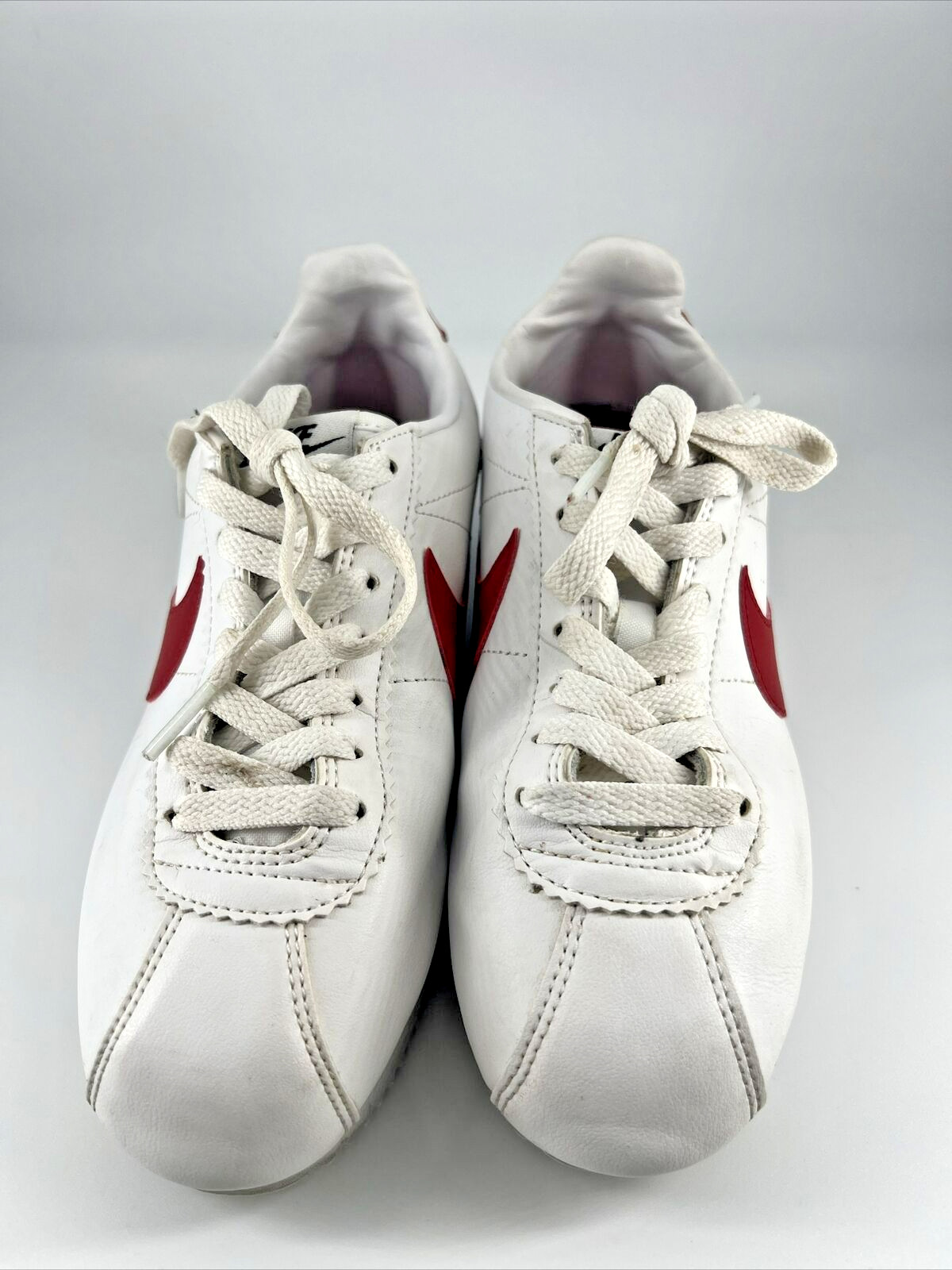 Nike Classic Cortez Swoosh Womens White Varsity Red Sz 7 Forest Gump 807471-103
