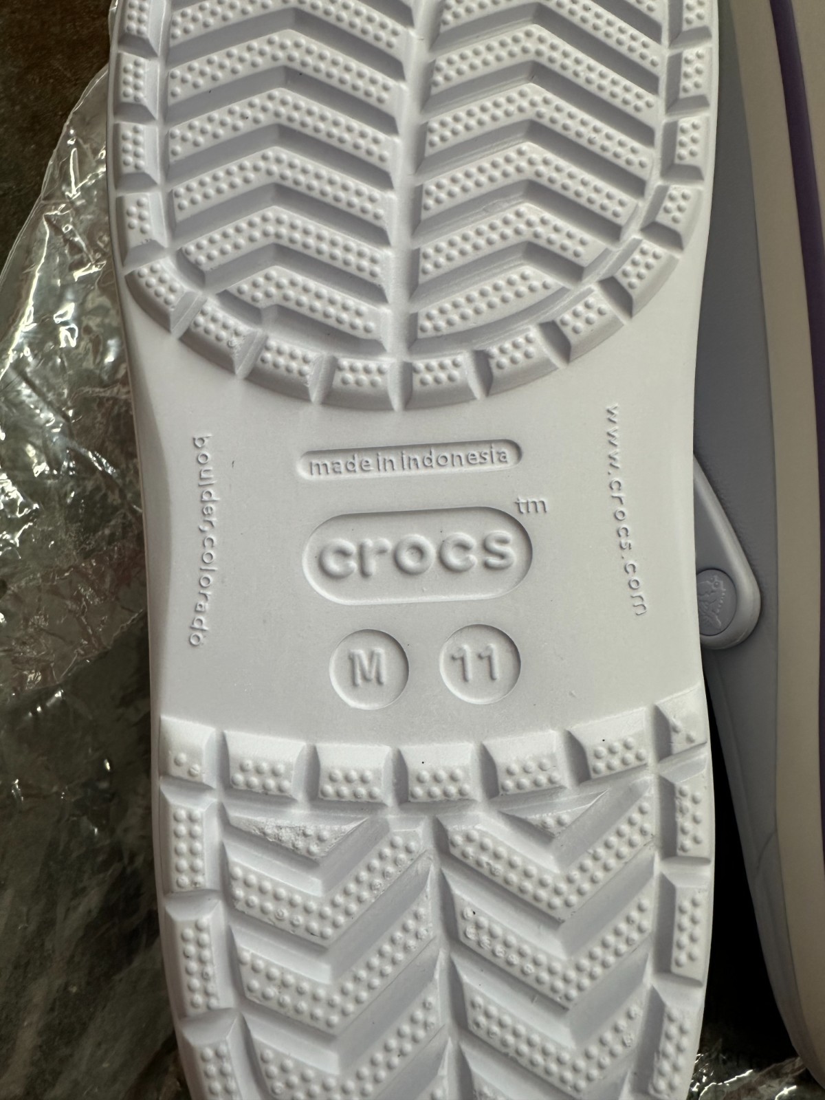 Crocs Bayaband Unisex Clogs M11 W13 Dreamscape Purple Sport Stripe Slip On