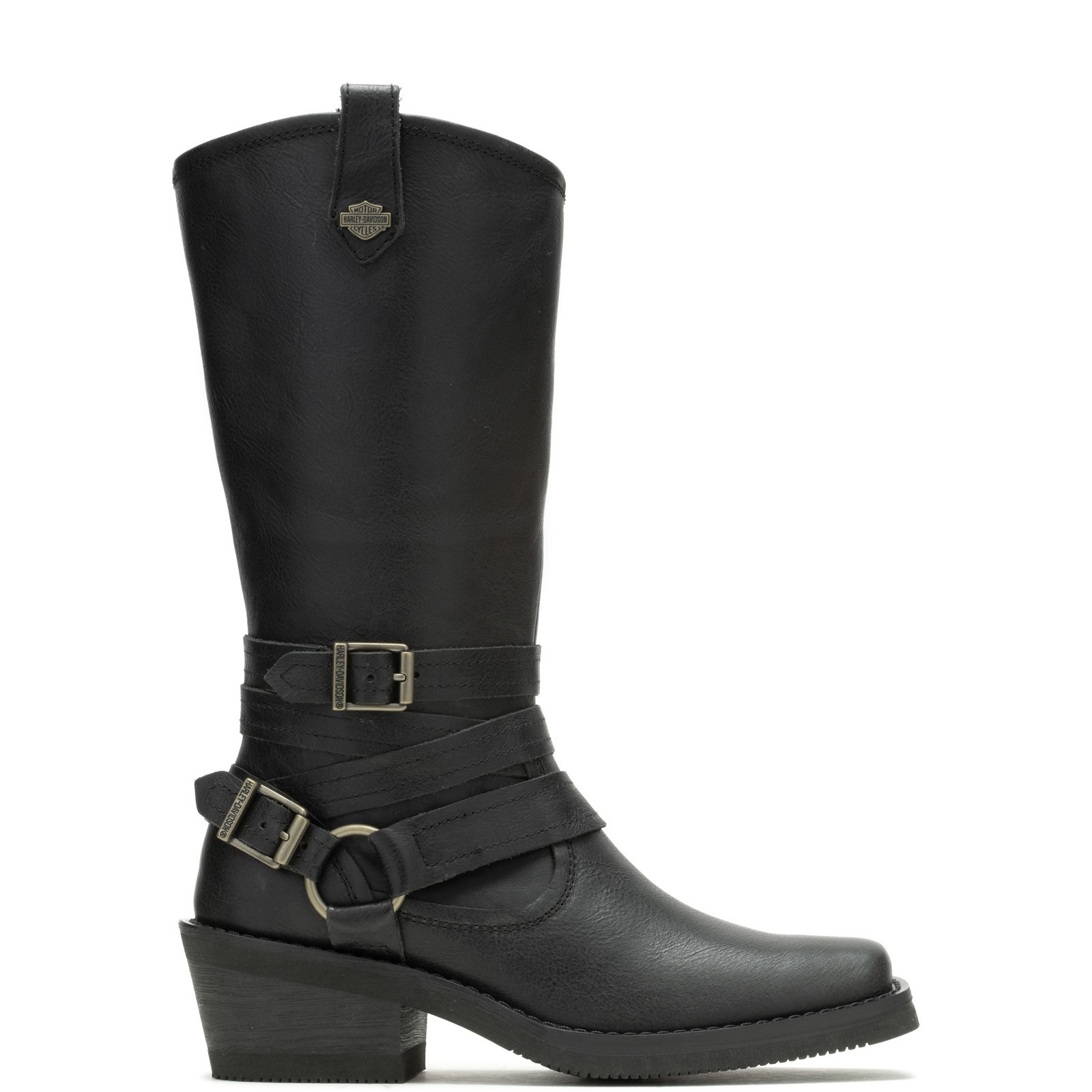 Harley-Davidson Dalis 11″ D87264 Womens Black Leather Casual Dress Boots
