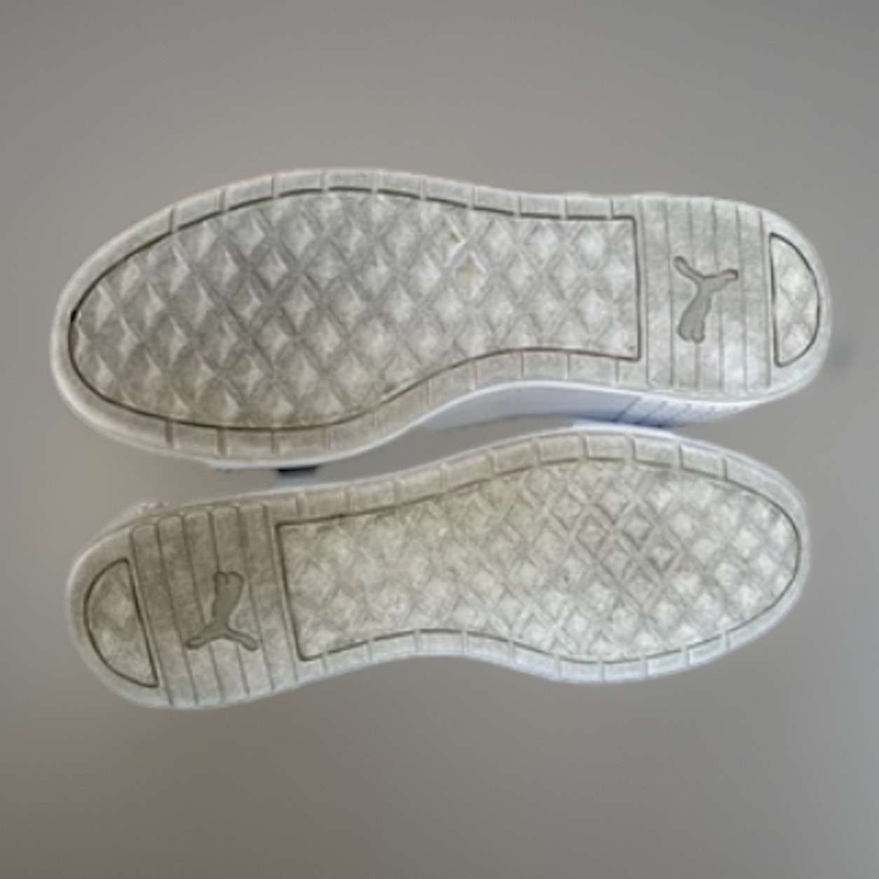 Puma Shoes Womens 7.5 Smash Platform V2 SoftForm Sneaker White Lace Up 394006-01