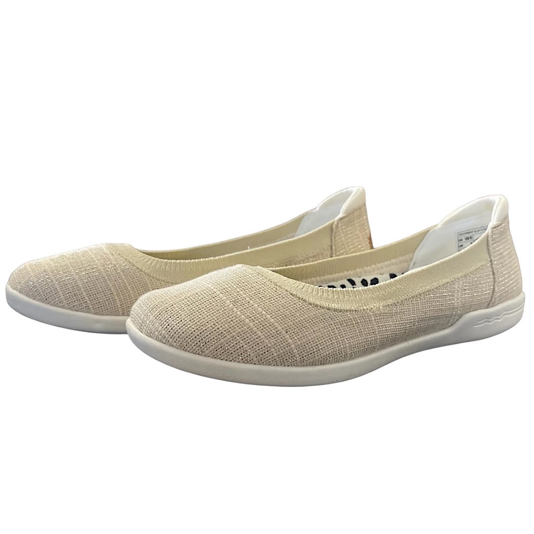 Hey Dude Savannah Slip Classic Natural/Gold Womens