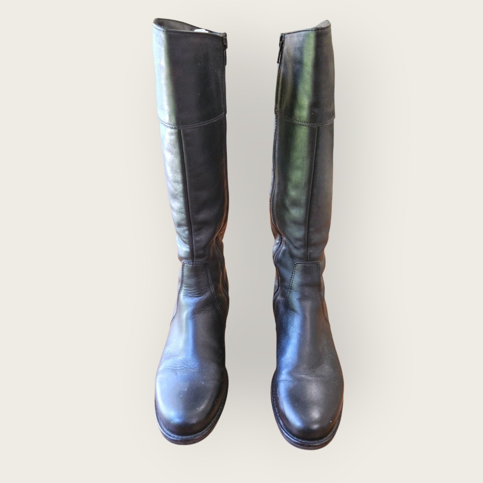 La Canadienne 30742 Black Leather Waterproof Knee High Boots Womens 7.5 M Canada