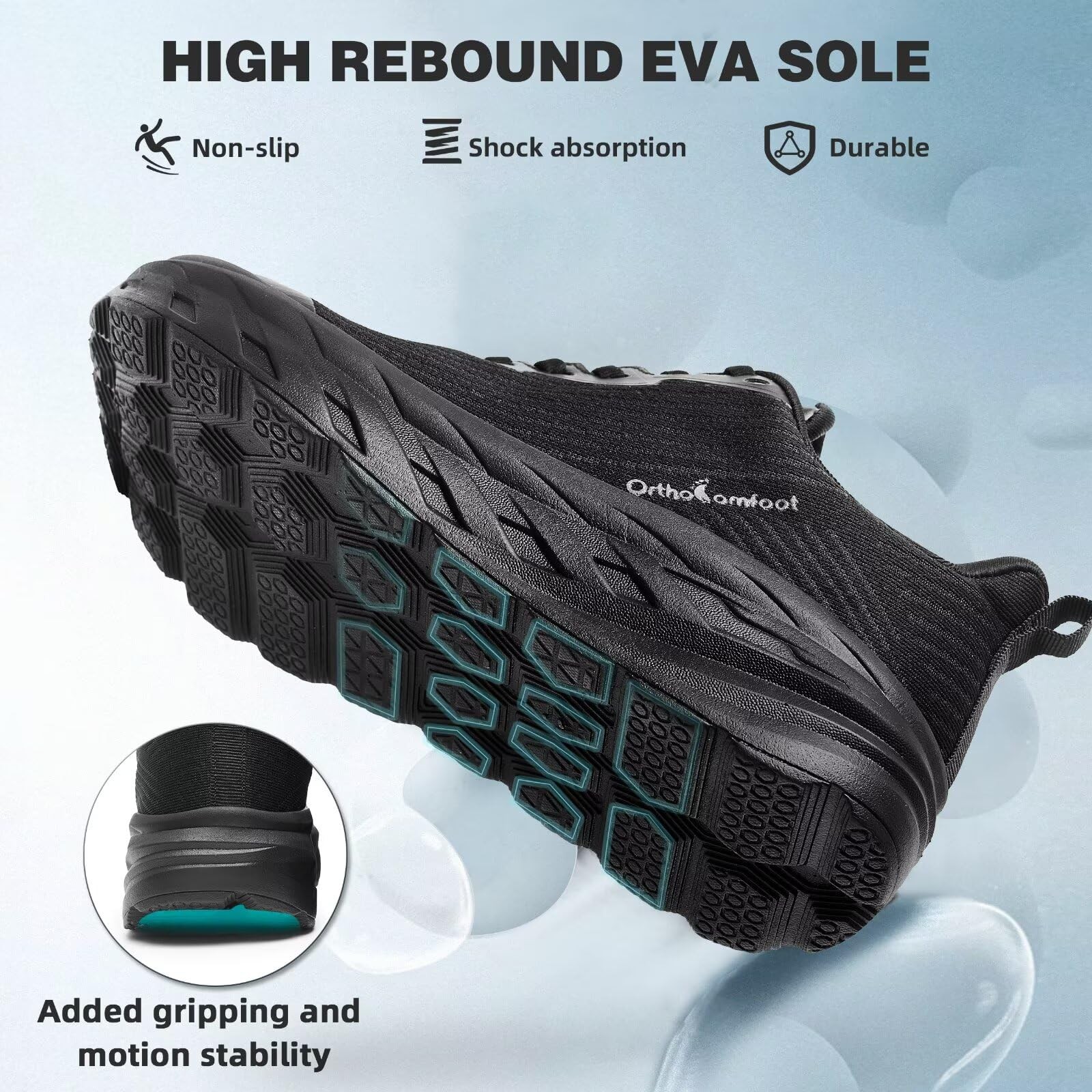 Women’s Orthopedic Diabetic Wide Toe Box Sneakers: Fashion Plantar Fasciitis…