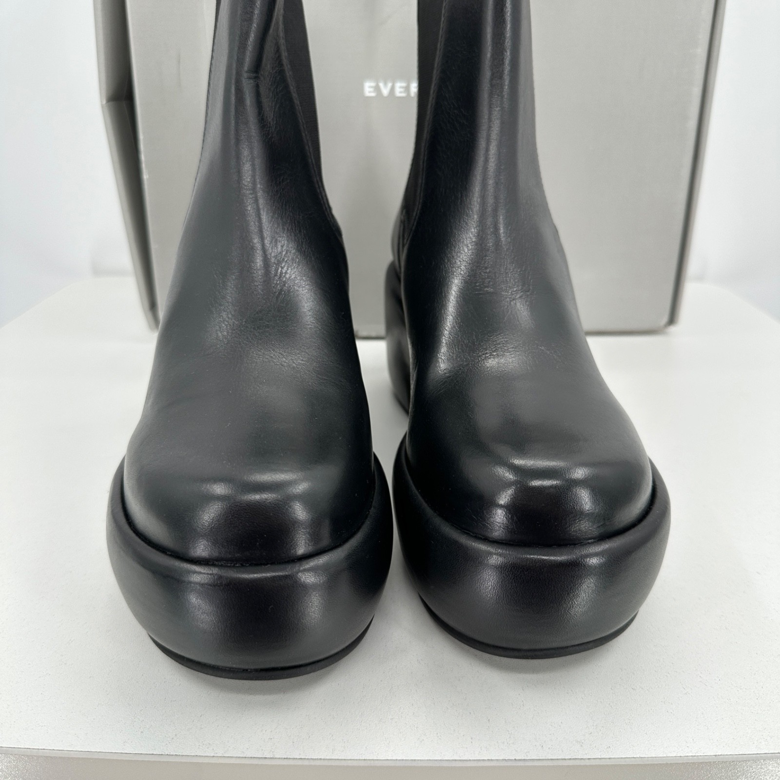 Everlane The Puffa Boot in Black size 10 Chelsea Ankle 3.25″ Chunky Platform
