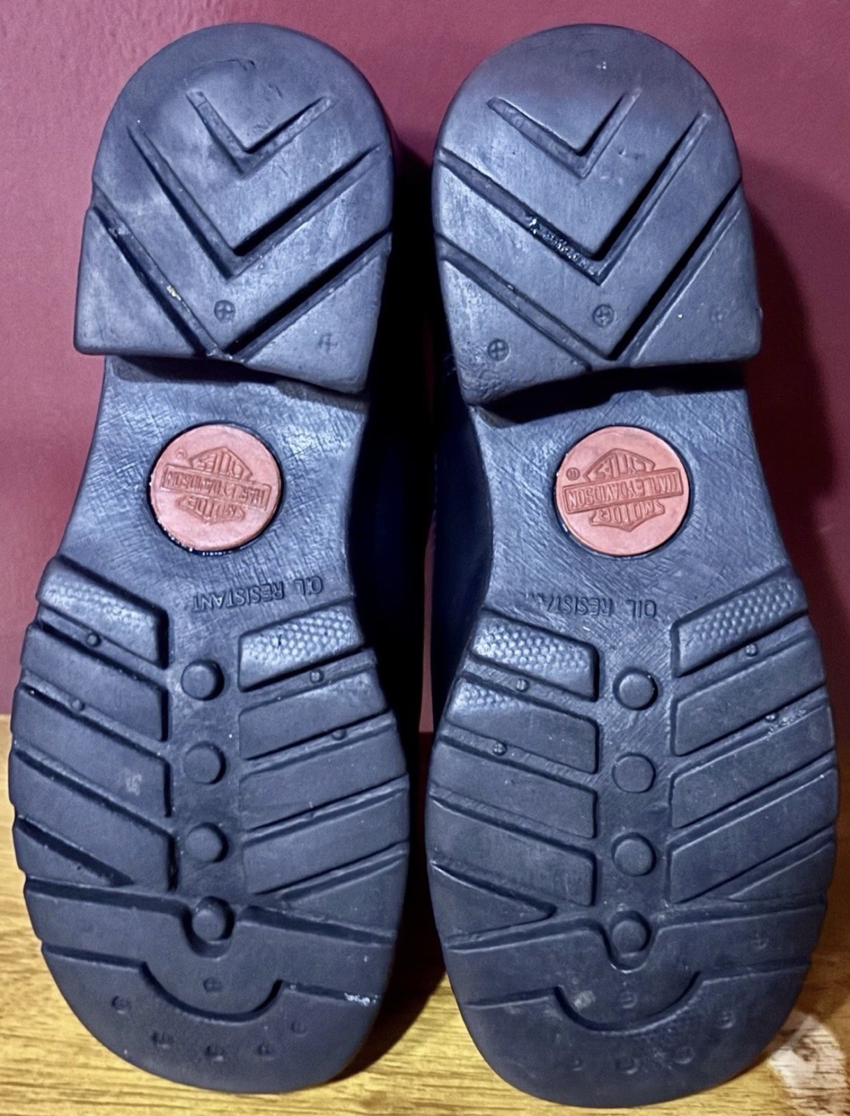 Harley Davidson 82012 Alternator Black Leather Front Zip Ankle Boot Womens 6.5
