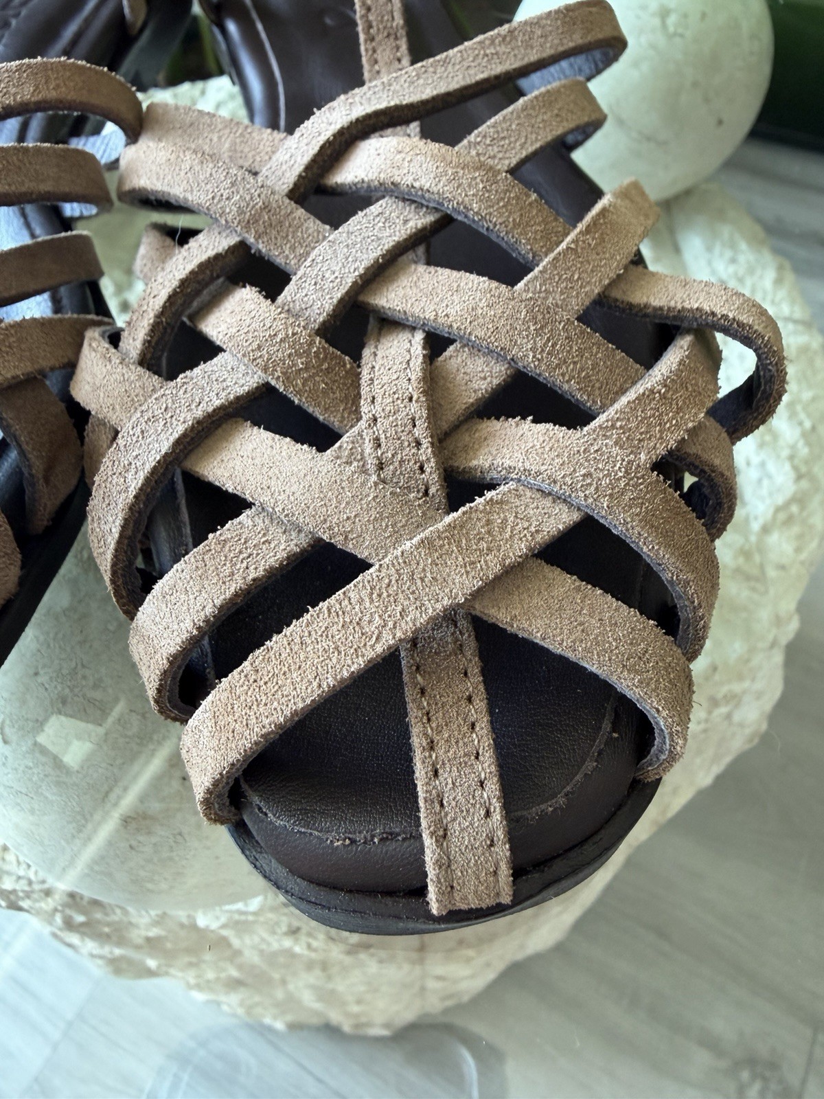 Rivera Spain Lareth Camel Jelly Sandal Women’s Size EU 39