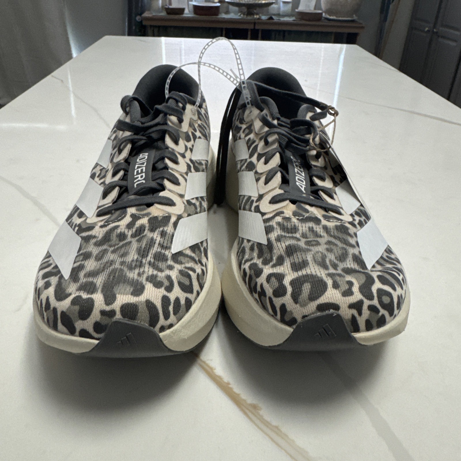 NEW Women’s Adidas Adizero EVO SL Running Shoes Leopard Print US 8