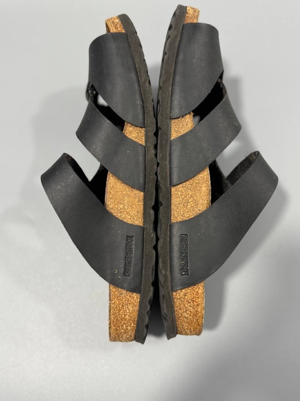 Birkenstock Pisa Black Sandals EU 41 US 8 Men 10 Women 265 mm Authentic