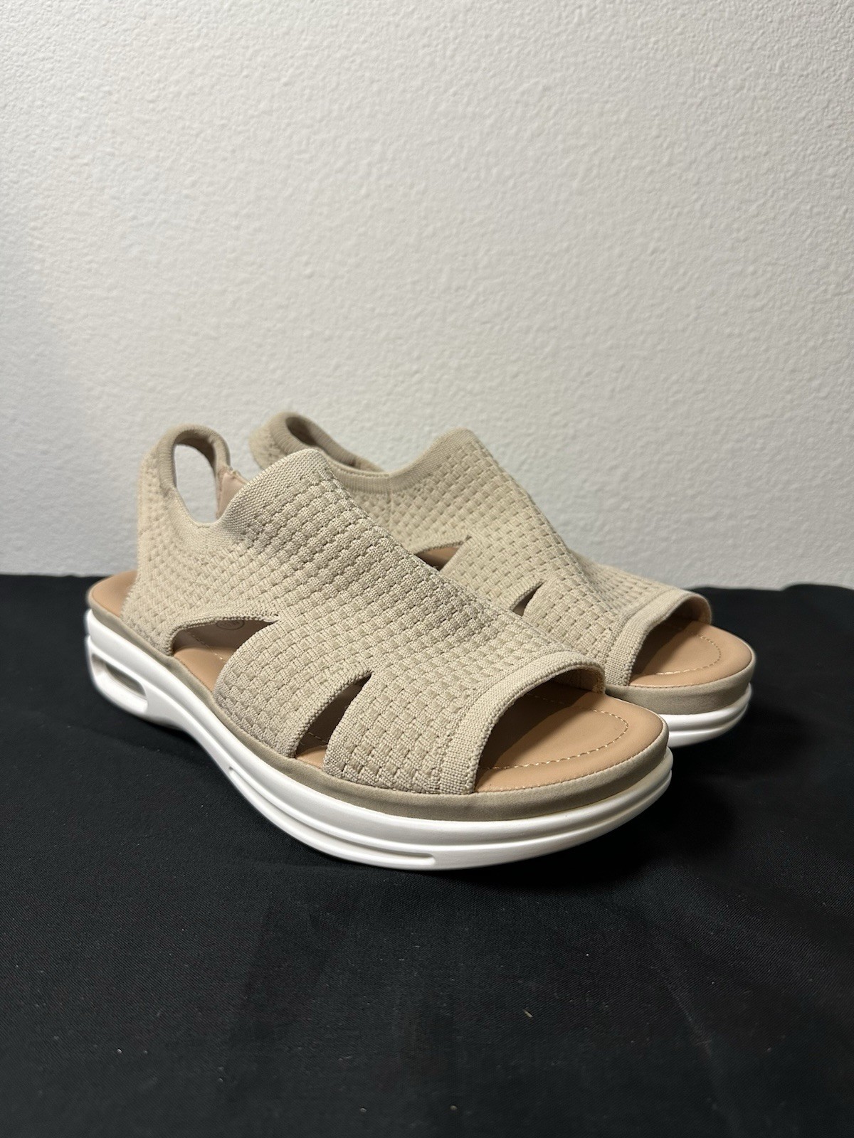 mysoft Womens Comfortable Walking Sandals Slip On Air Cushion Slingback Open …