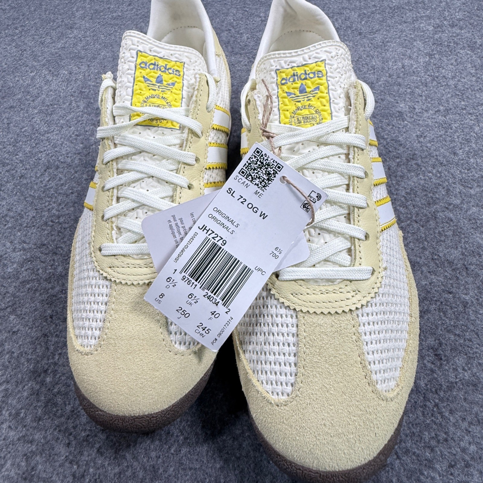 Adidas SL 72 OG W Almost Yellow Semi Solar Yellow JH7279 Womens Sneakers Size 8