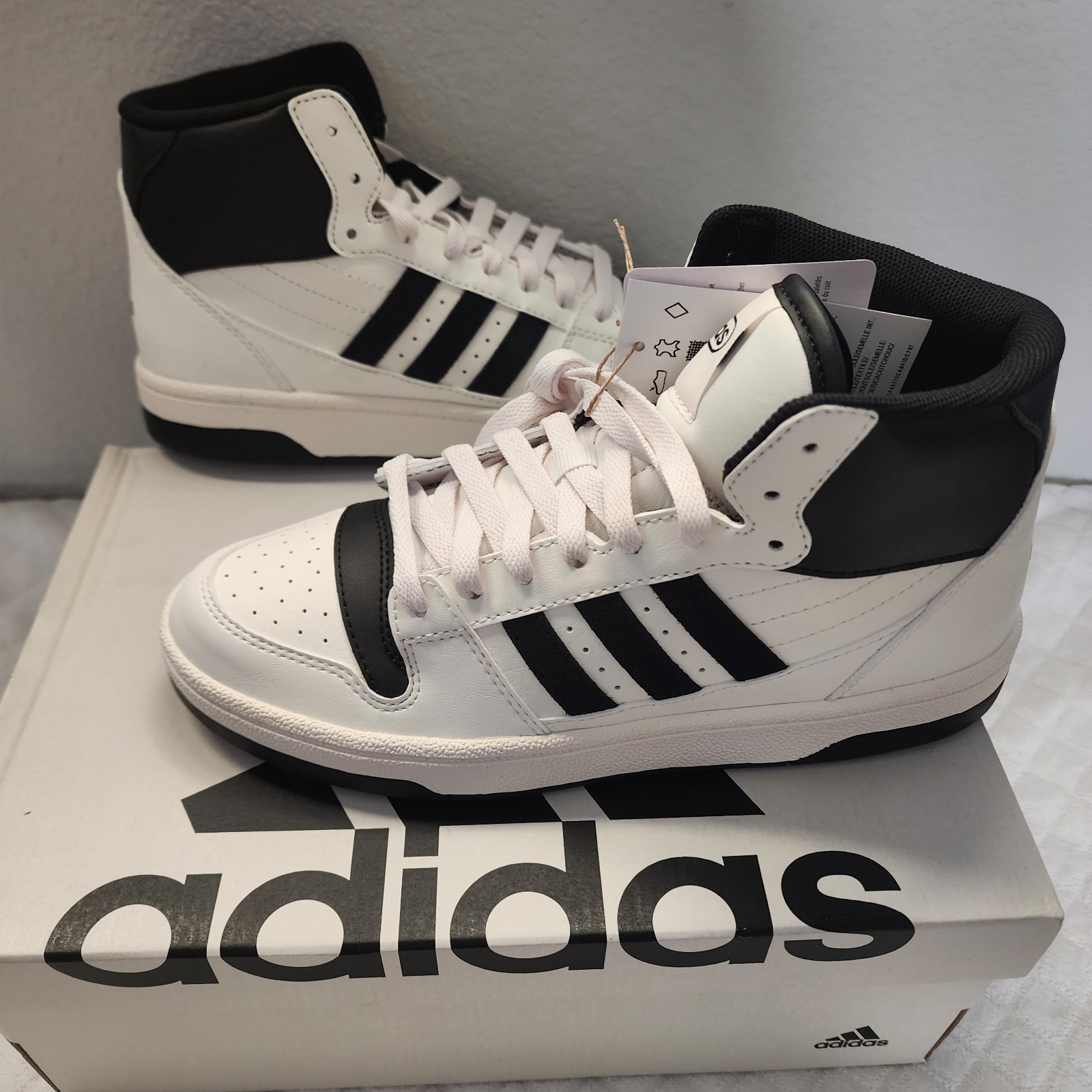 Adidas Break Start Mid Women’s Basketball Shoe White Sneaker 7