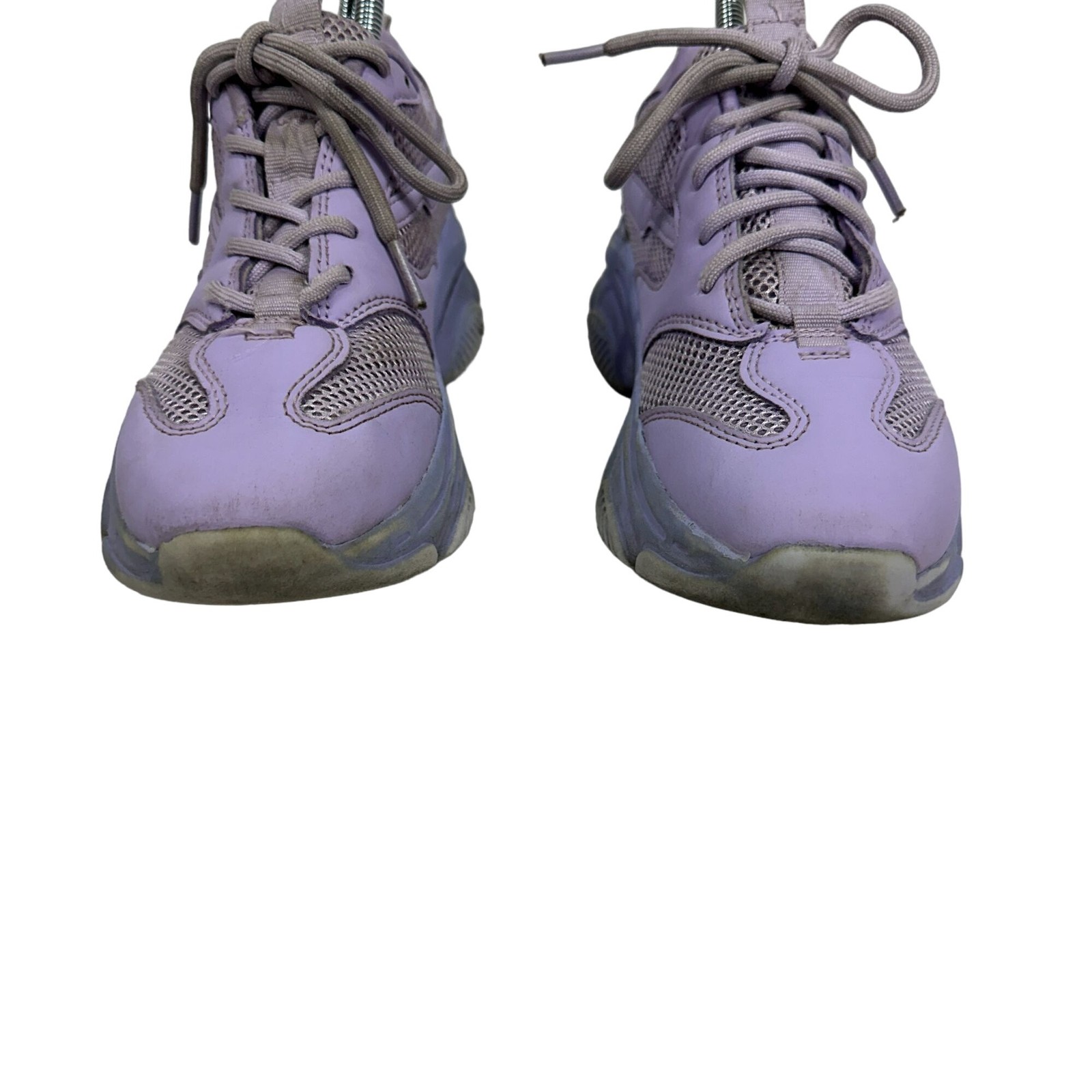 Madden NYC Lilac Womens Fashion Sneakers Size 5 Lavender Casual Lace-Up Shoes
