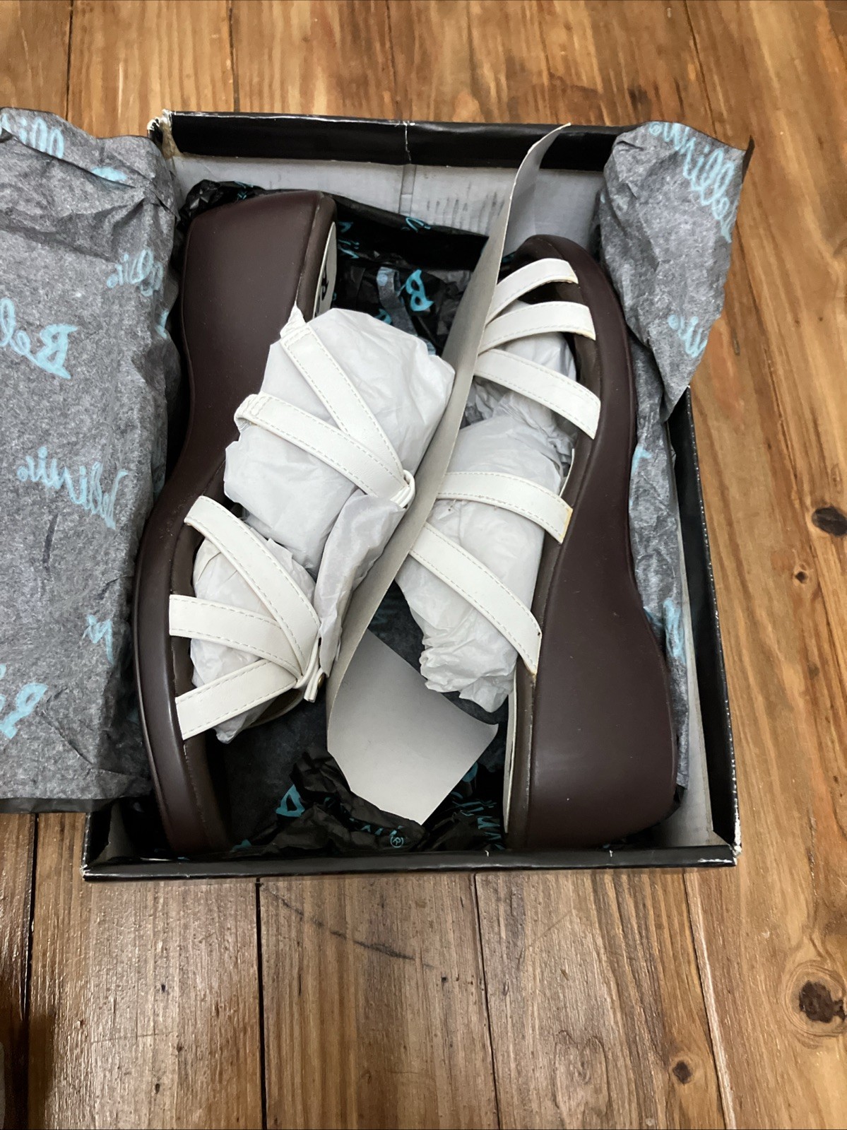 New Women’s Bellini Trance White Size 8.5 W 21130-20 New Box Is Missing Lid