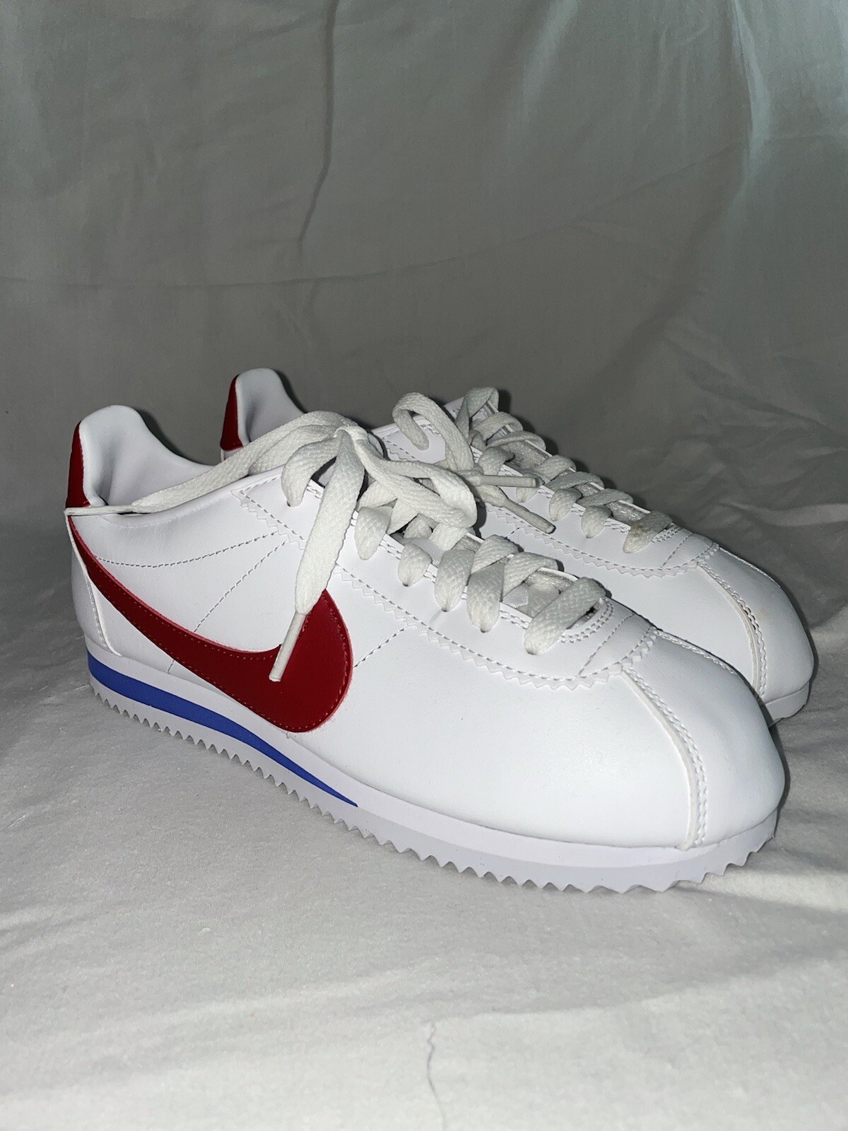 Size 7 – Nike Classic Cortez Leather White Red W