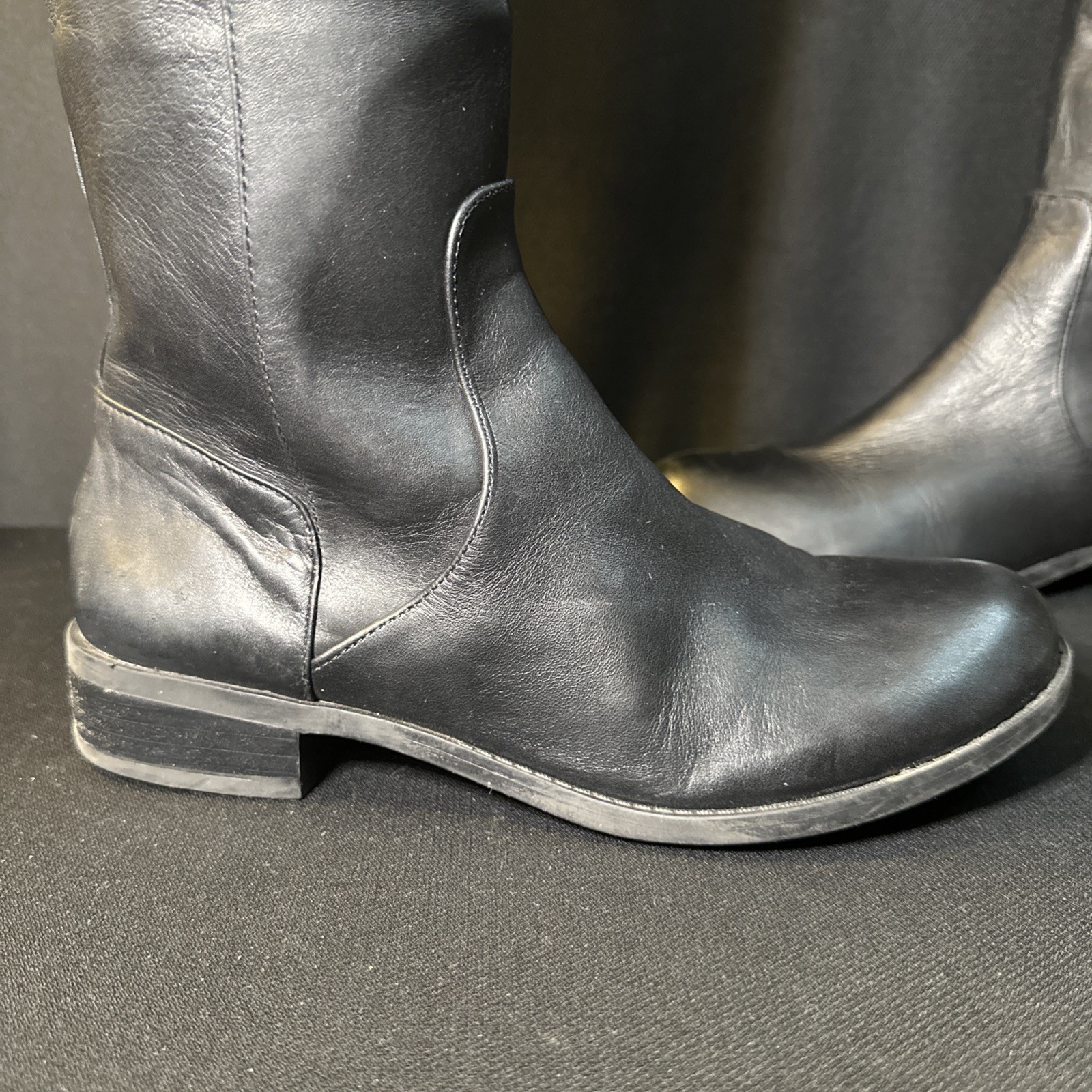 GIANNI BINI BLACK BOOTS Size 6.5 USED Good Condition See Photos