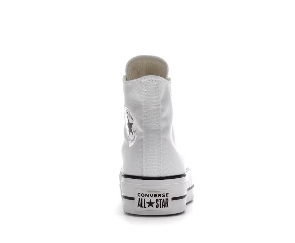 Converse Chuck Taylor All Star Hi Platform White Black Size 6 Brand New 561676C