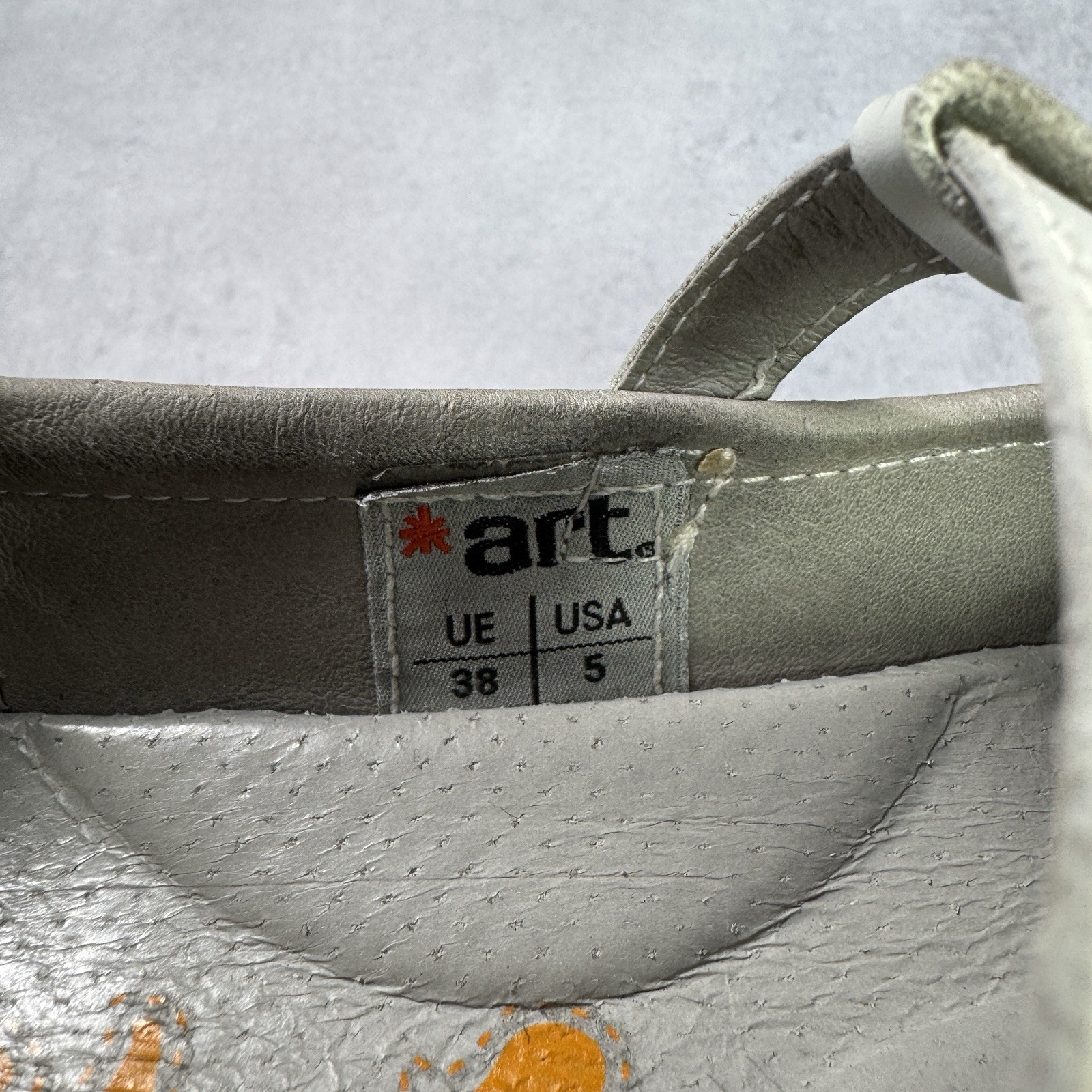 Vintage The Art Women Balerina Chuncky Shoes Flats Sandals EU 38 US 8