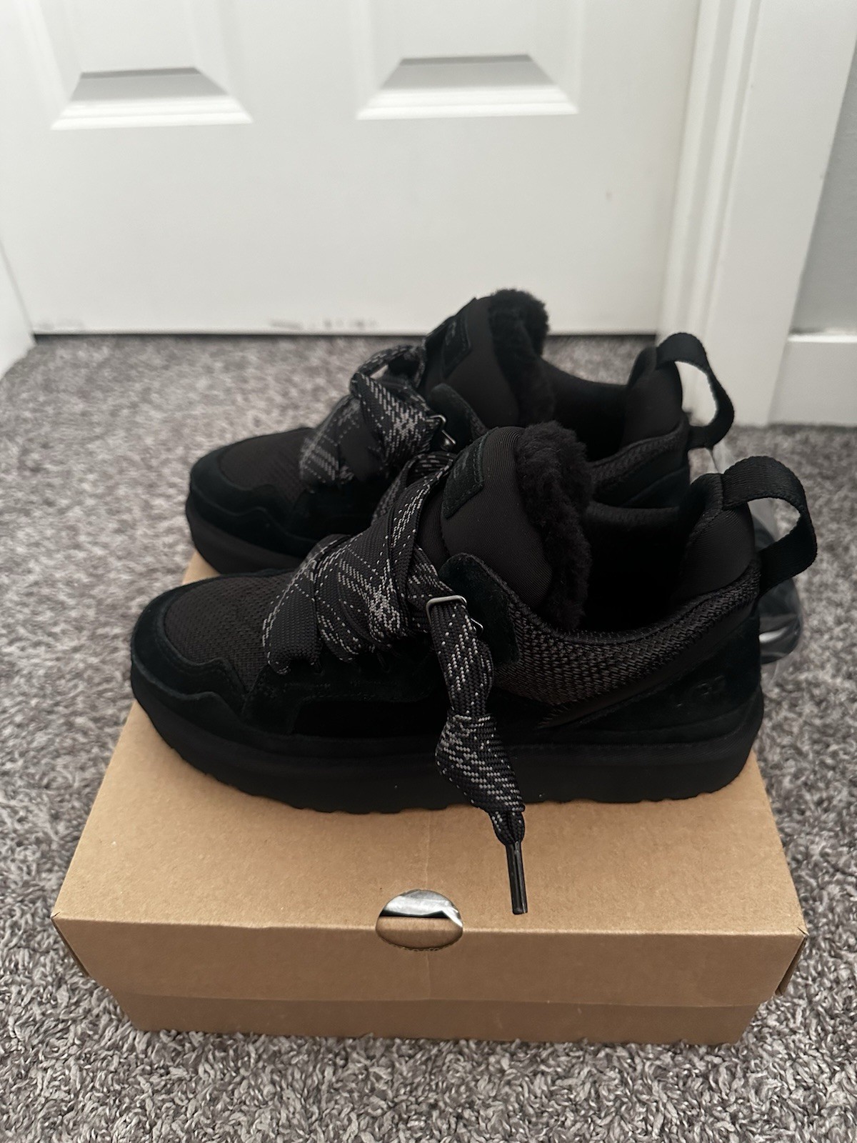UGG Women’s Lowmel Black Suede