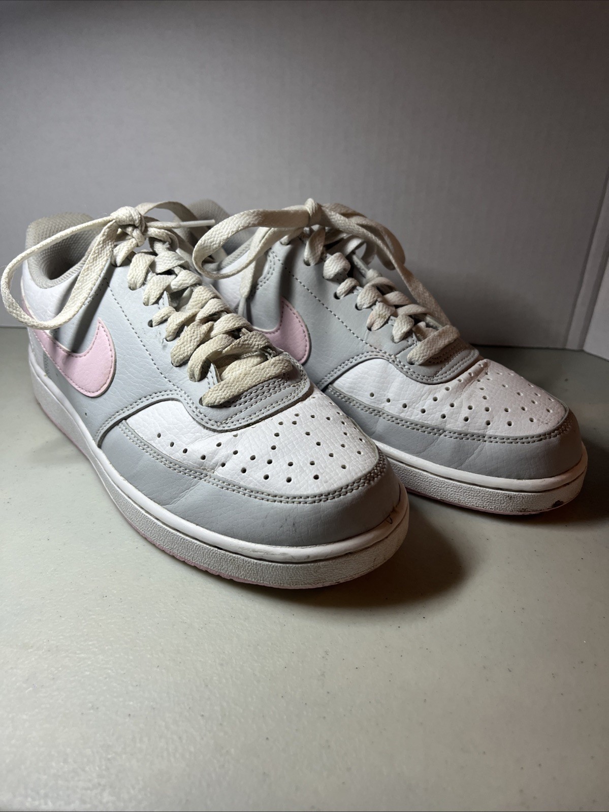 Nike Court Vision LO Pure Platinum Pink Foam White Women’s Sneakers IB4009-043
