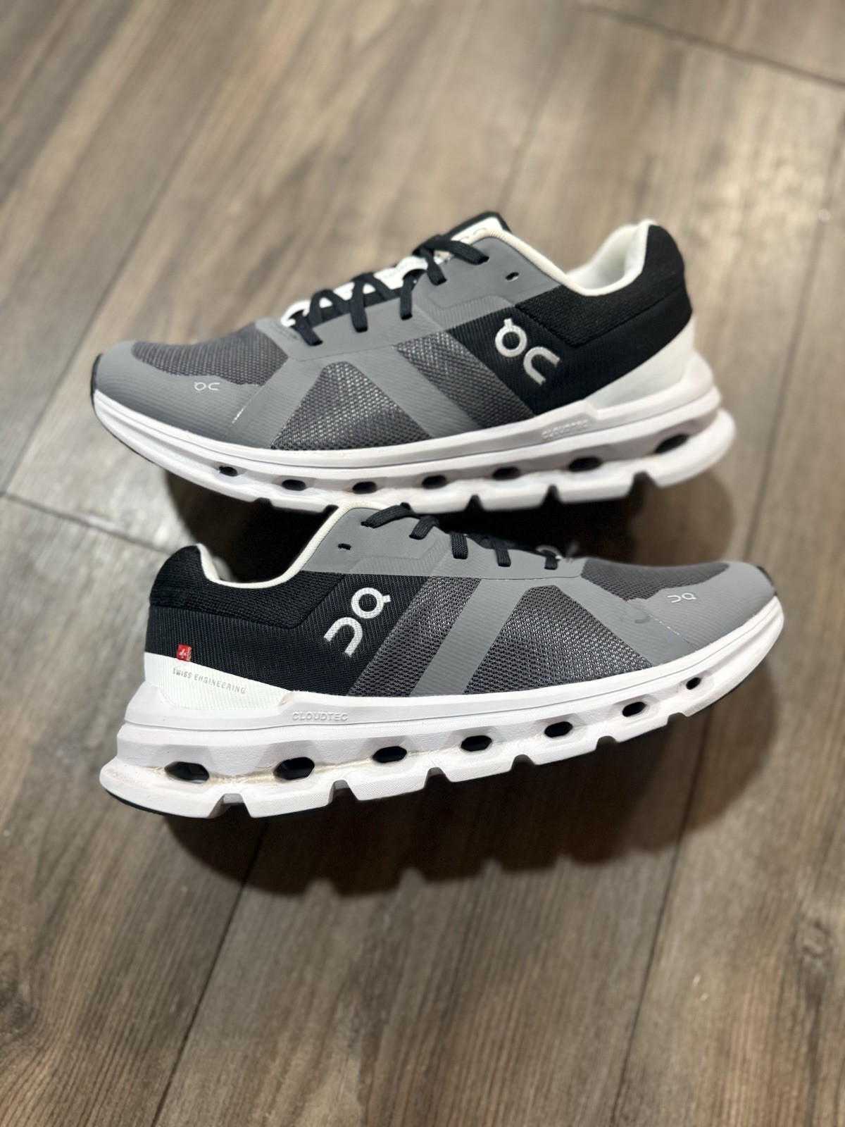 On Cloudgo Running Shoes Glacier Black Women’s 8.5 CloudTec EU 40
