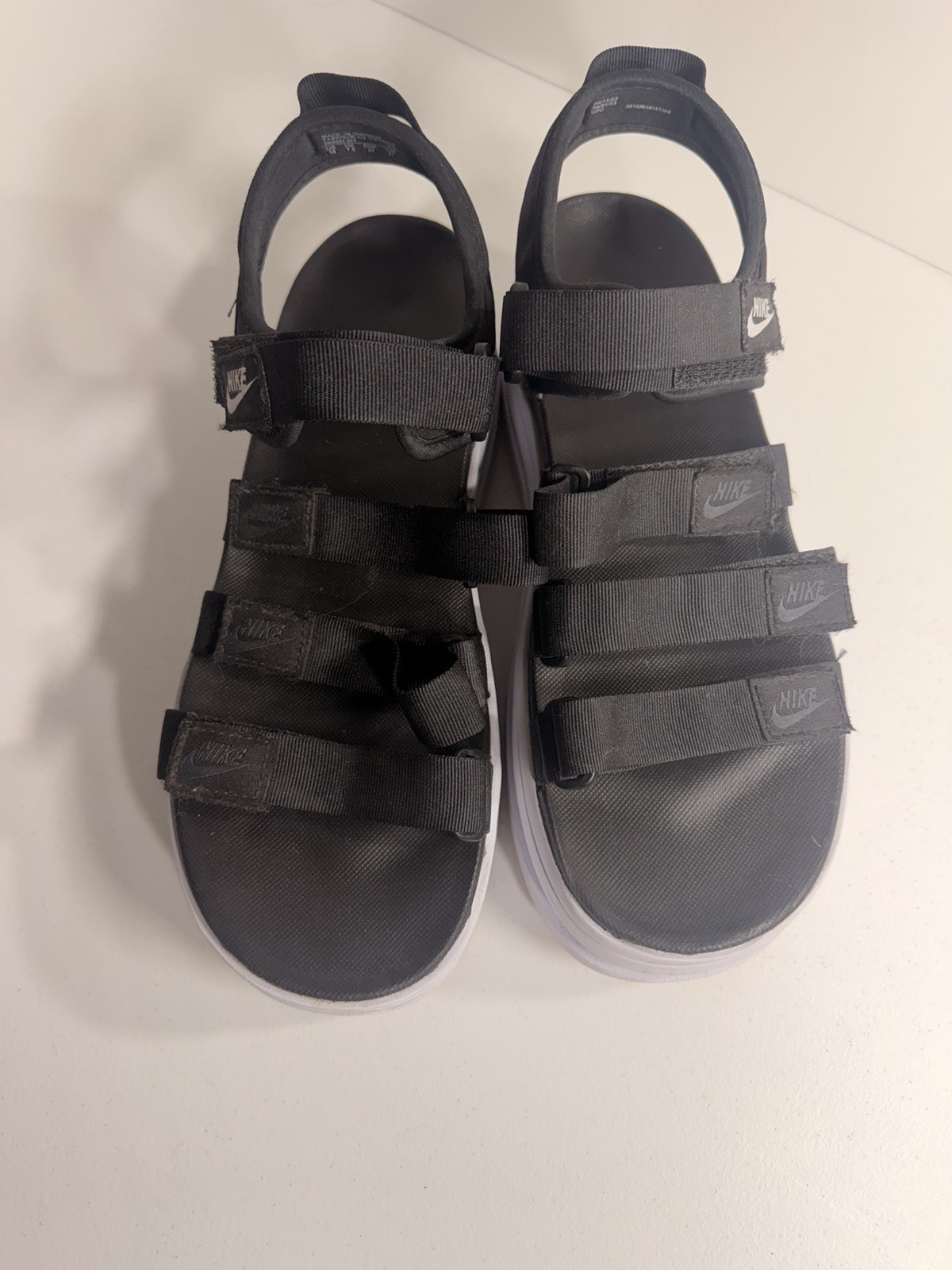 Nike Icon Classic Sandals Platform Slides Shoes DH0224-001 Black Womens 10