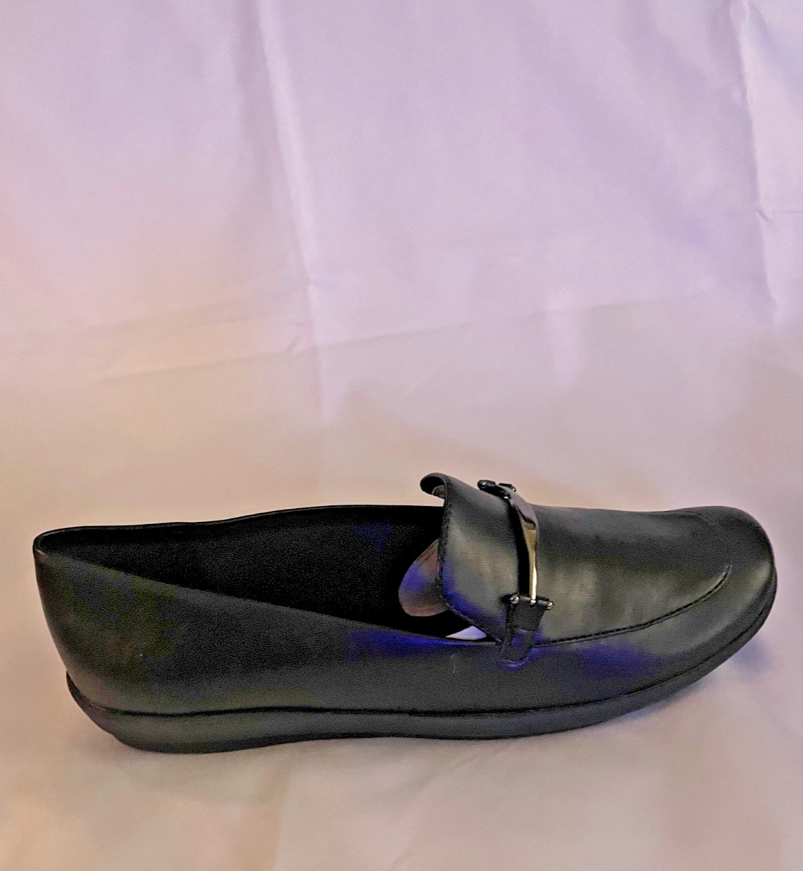 EASY SPIRIT LOAFERS SZ 8.5 Women’s Confi Shoes Black All Man Made Materials New