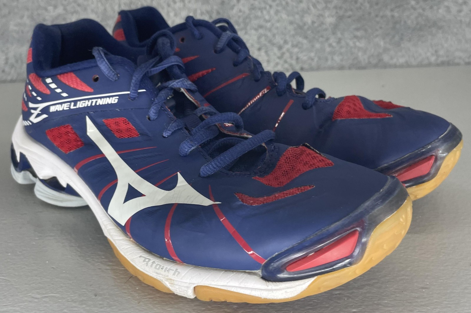 Mizuno Women’s Wave Lightning Z Indoor Volleyball Shoes Red/Blue US Size W 8