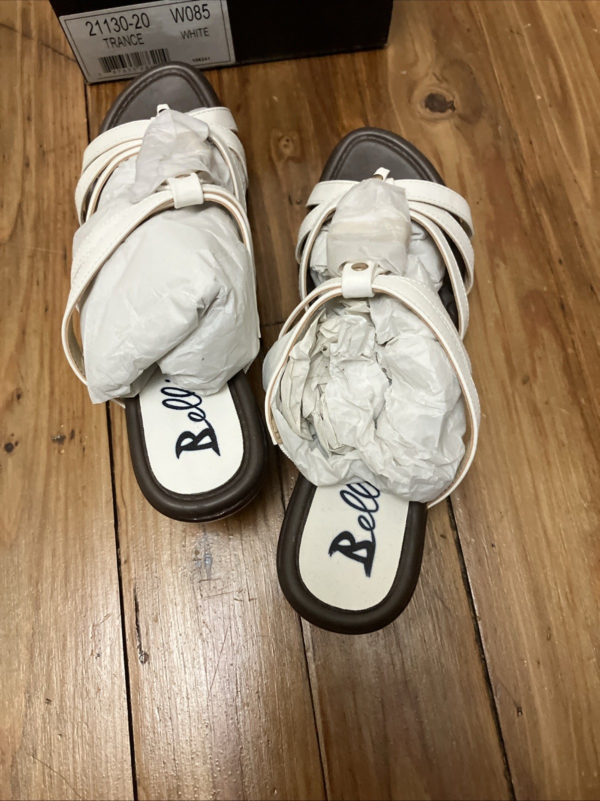 New Women’s Bellini Trance White Size 8.5 W 21130-20 New Box Is Missing Lid