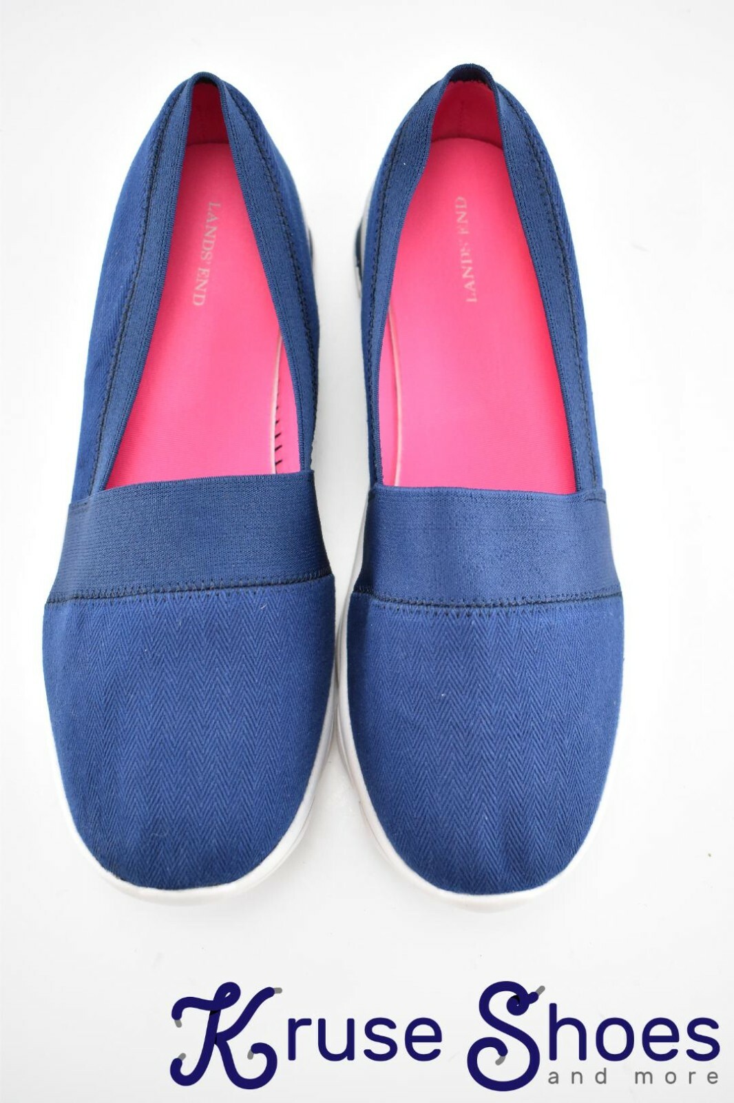 Lands End Women’s Gatas Slip On Comfort Lightweight Shoes «Deep Sea» Size 10B