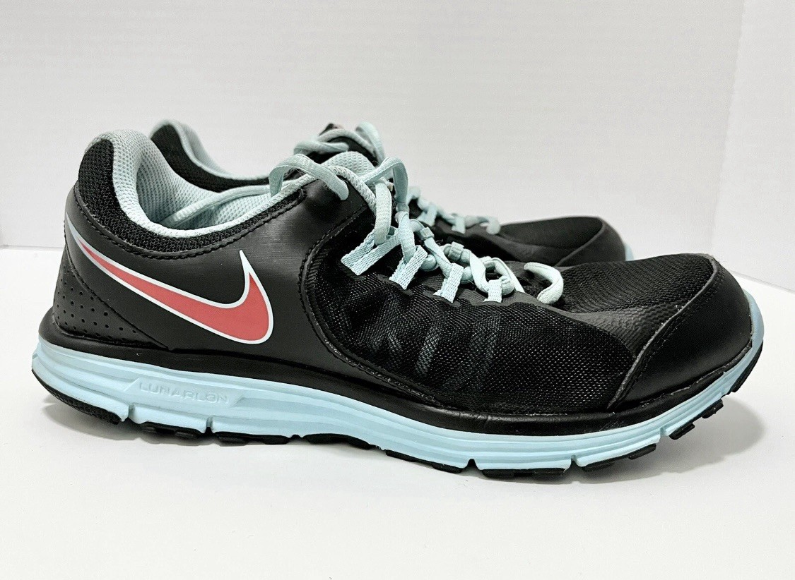 Nike Lunar Forever 3 631426-003 Black Teal Blue Running Shoes Women’s Size 9