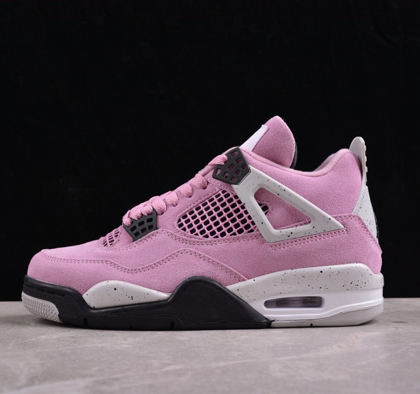 US Size 3-12 Jordan 4 «Orchid» Mid Top Retro Women’s and Men’s Basketball Shoes