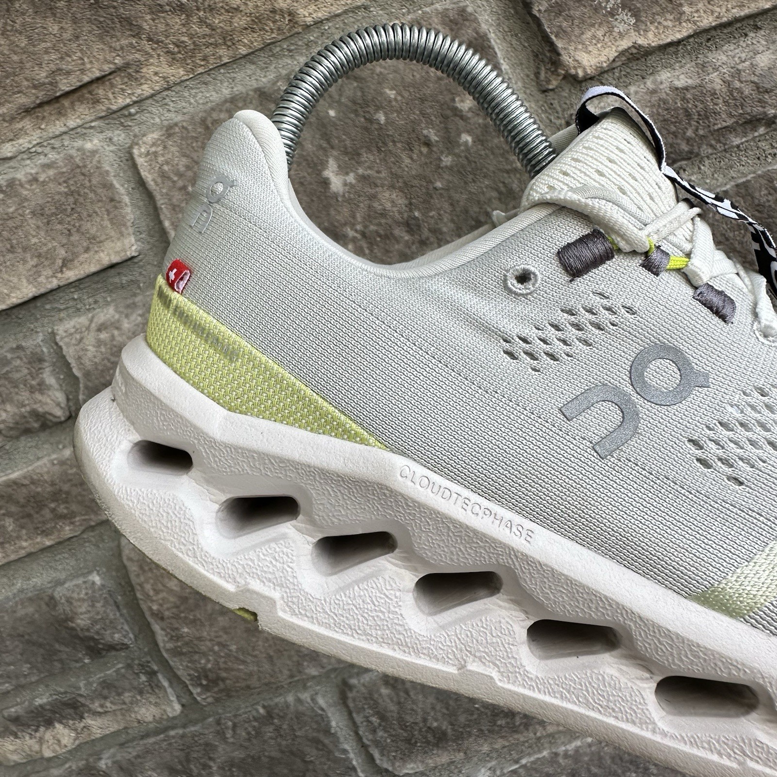 On Cloudsurfer Women’s 7.5 Running Shoes White Sand Sneakers 3WD10440248