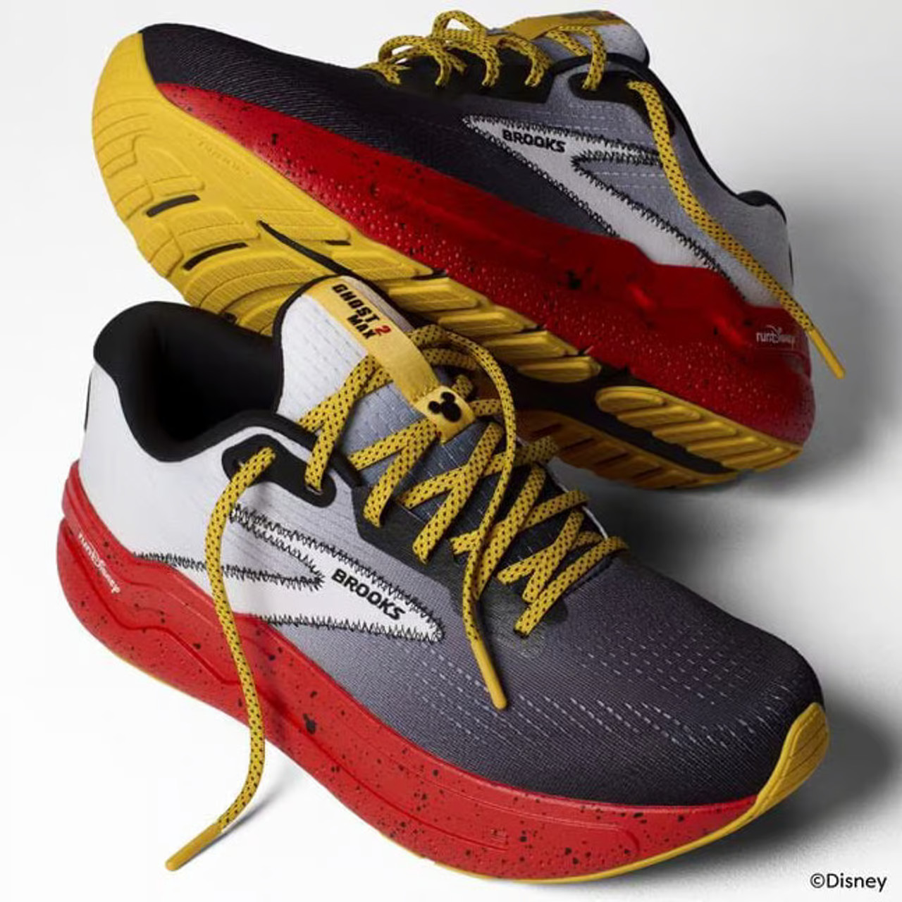 Brooks Run Disney Ghost Max 2 Mickey Mouse Women’s 8 Running Shoes – NEW