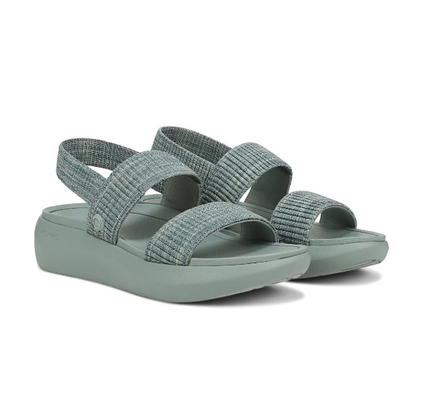 VIONIC Women’s Beach Sky Platform Slingback Sandal – Iceberg Green, Medium (NEW)