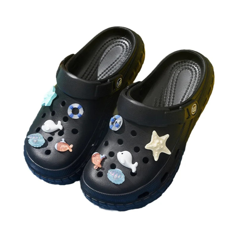 Unisex Thick Bottom Anti-slip Summer Outdoor Sandals Slippers Beach Shoes Breath