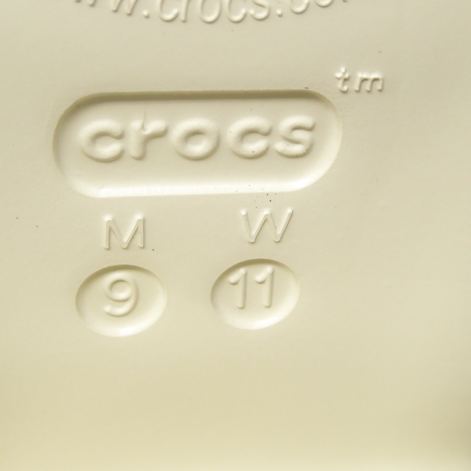 Crocs Siren Clogs Platform Block Heel Chunky Bone Beige Womens 11