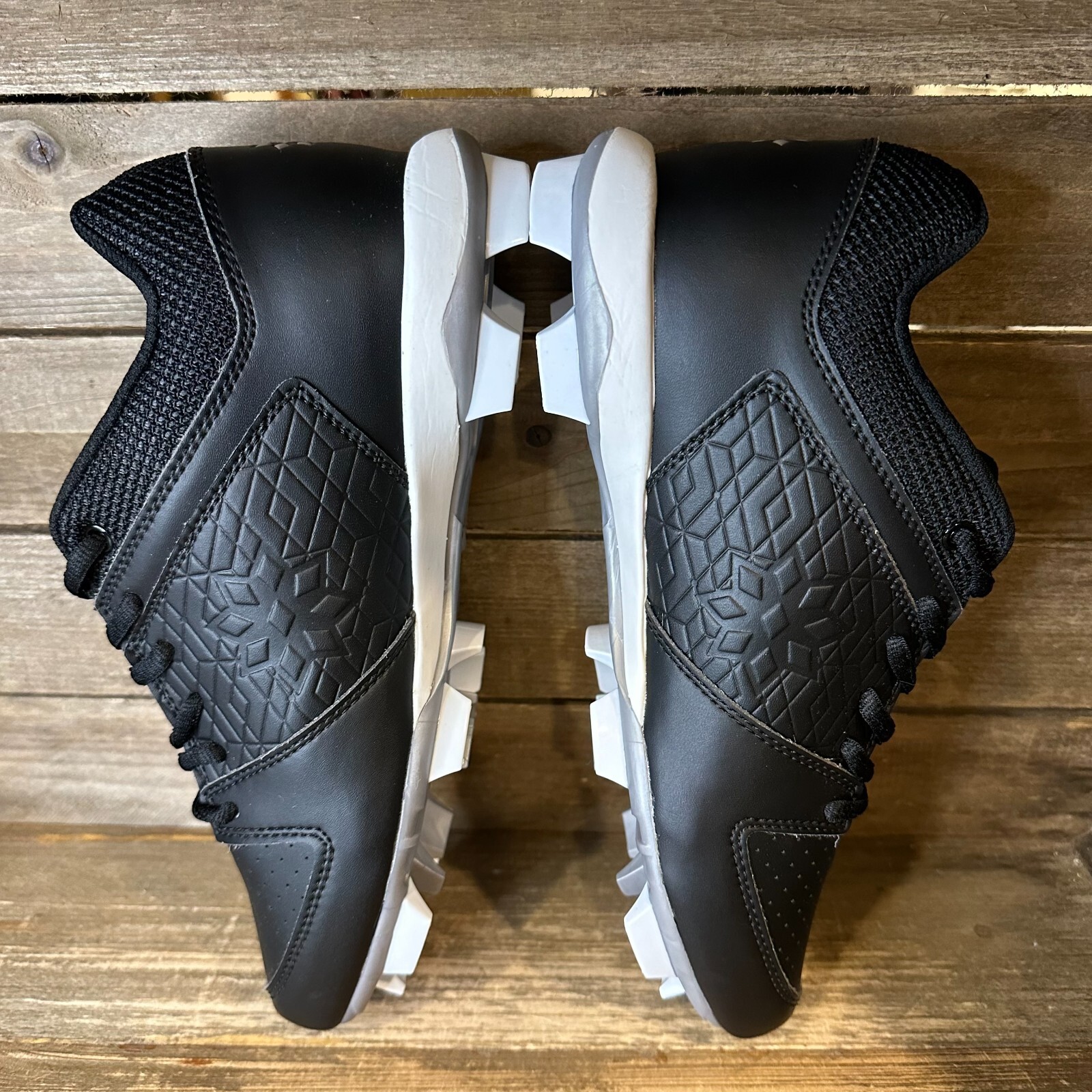 New Womens Rip It Ringor Black Cleats Diamond Softball Shoes Sneakers Size 10 M