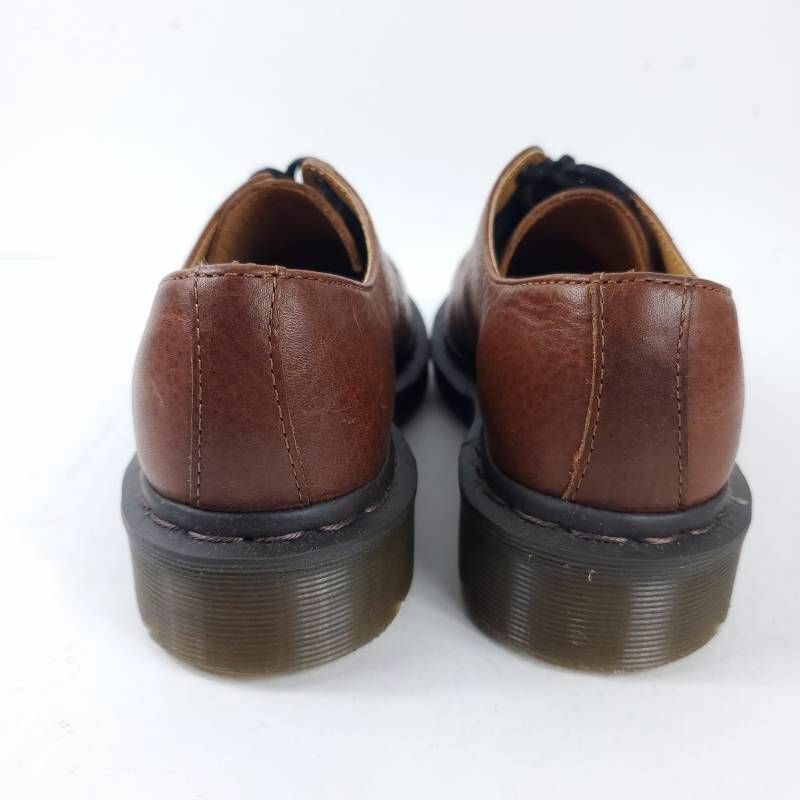 Dr. Martens Unisex 3 Eye Oxfords Comfort Shoes Brown Lace Up Low Top M 4 W 5 New