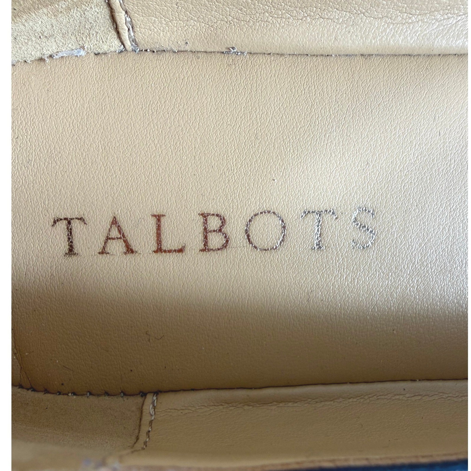Talbots Francesca Driving Moccasin Grosgrain Bow Navy Red Size 7.5 AA NWOT Prep
