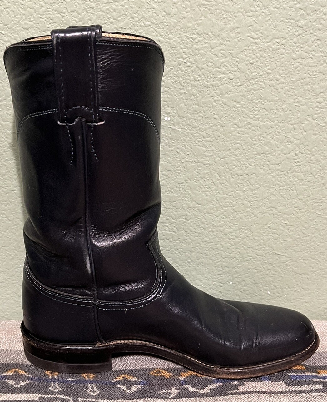 90’s Justin Ropers L3057 Navy Women’s Cowboy Boots 6.5B