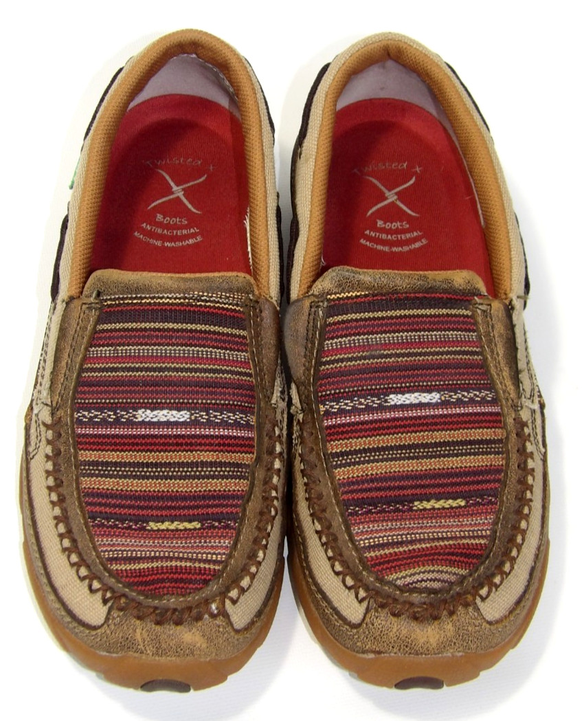 Twisted X Women’s Sz 8.5 M Serape Eco TWX Mocs Lightweight Casual Loafers