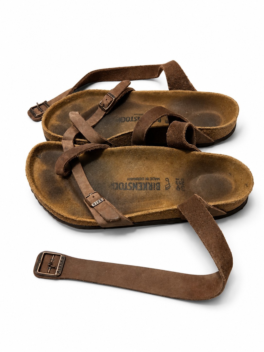 Birkenstock Brown Crisscross Wrap Ankle Strap Sandals EU 39 US 8 Women’s