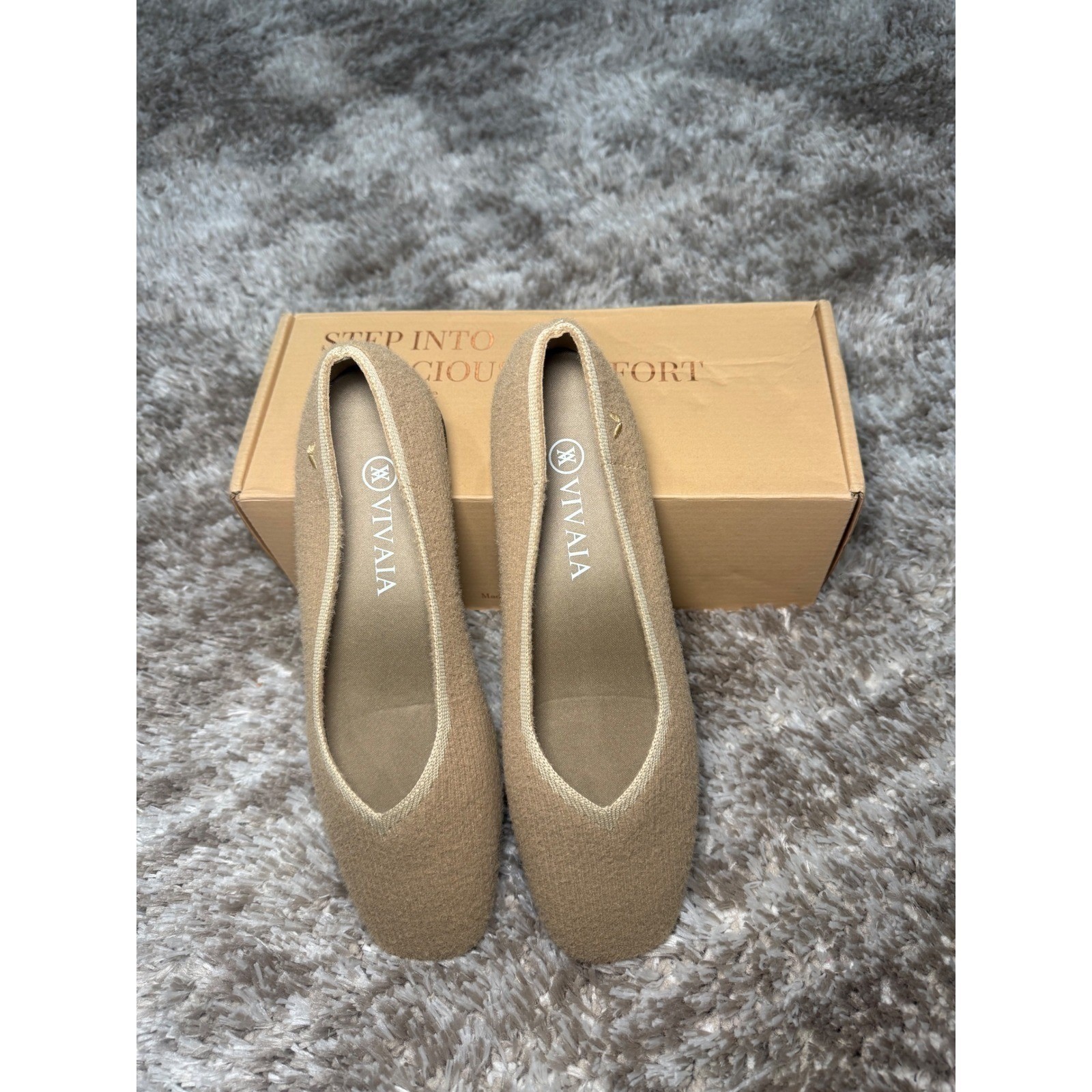 VIVAIA Women’s Flats Size EU 40 / US 9 Eco-Friendly Comfort
