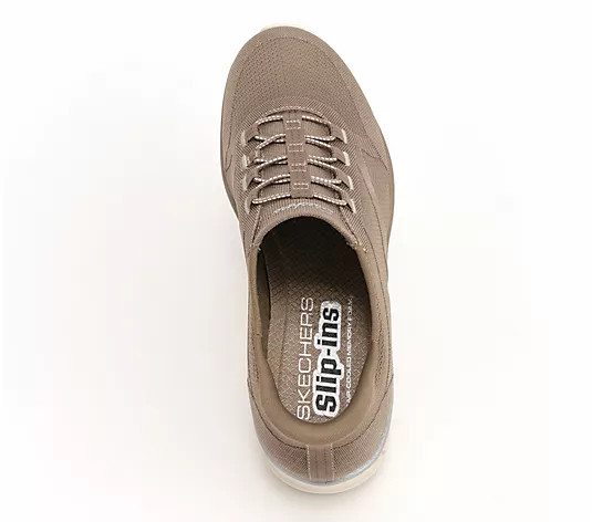 Skechers – Women’s Slip-ins Vegan Washable Shimmer Snake Bungee Shoes