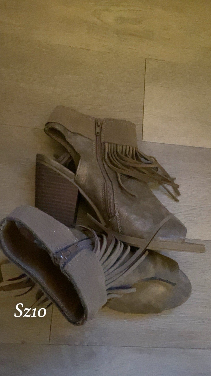 Nine West Brown Strappy Rhinestone Open Toe Stiletto Heels Buckle Synthetic