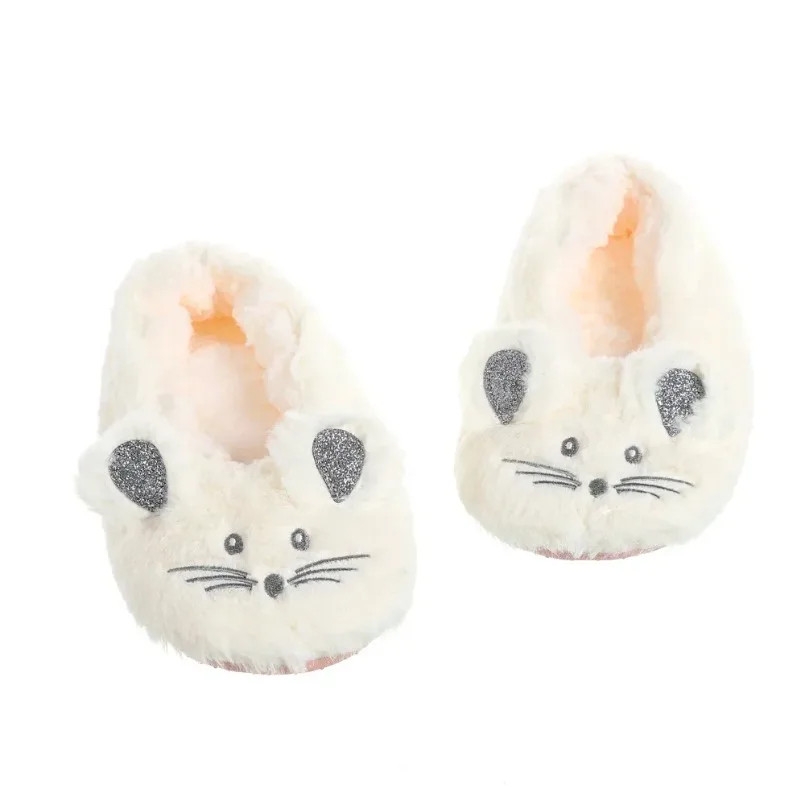 Home Slipper Womens Winter Faux Fur Plush Grip Soft Sole Cute Funny Indoor hairy