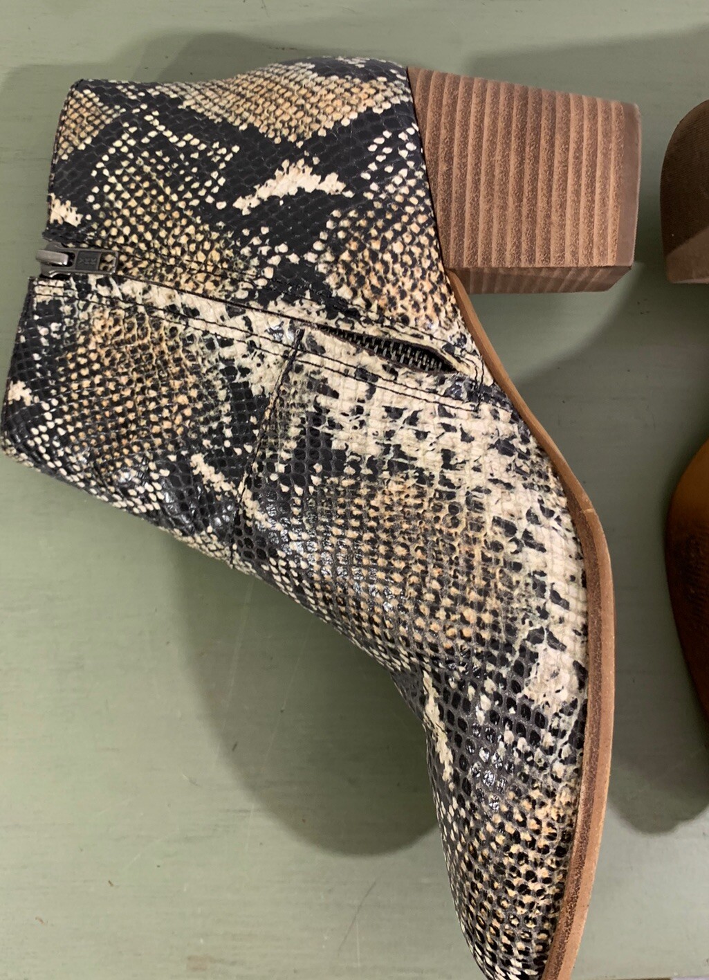 Madewell Boots Snakeskin Western 9.5