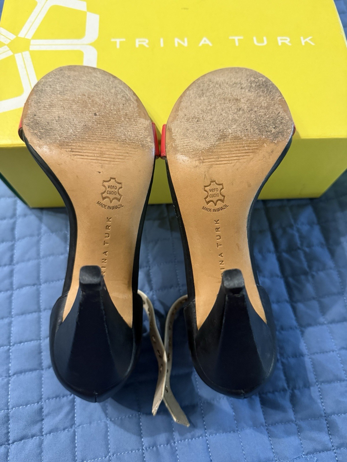 Trina Turk La Jolla Heels. Size 6.5. Orginal Box And Packaging Included
