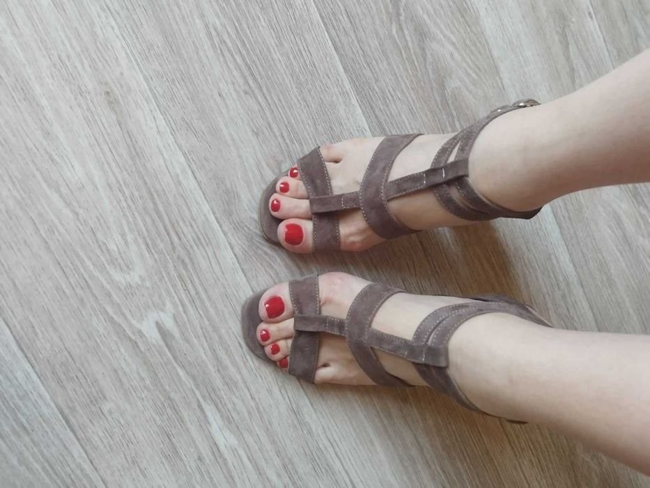Women heels beige suede 39 #N31W