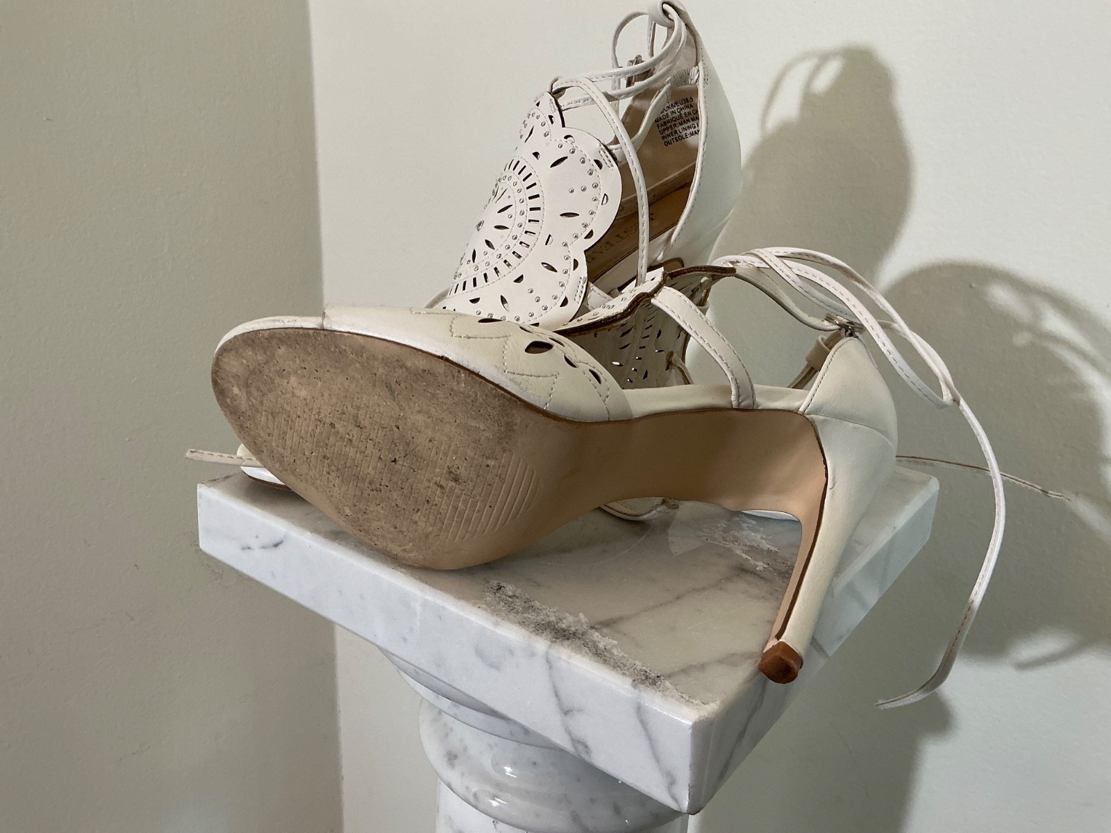 Just Fab – Dress Sandals Kitara Great condition White Size 8